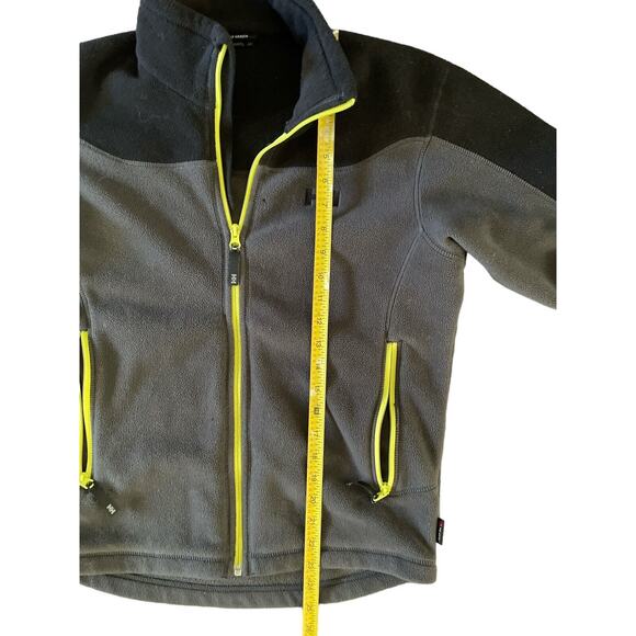 Helly Hansen Fleece Full Zip Medium Jacket Black And Gray - Picture 6 of 7
